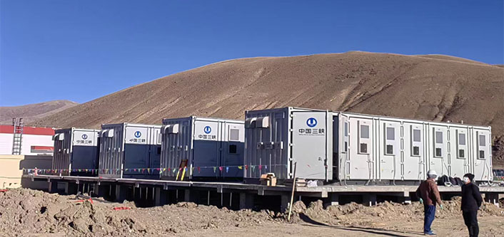 三峡西藏昌都20MV储能项目集装箱空调全部交付